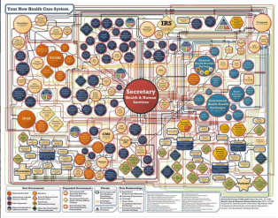 Obamacare organization chart after passage