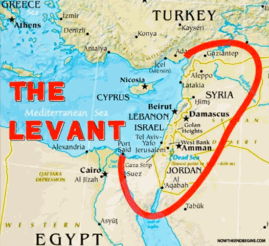 ISIL-Levant map