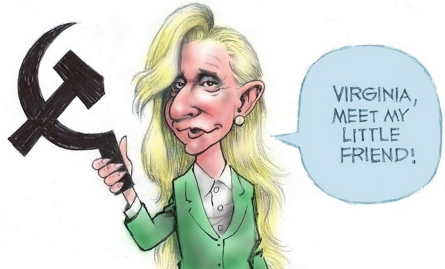 Spanberger's Hammer & Sickle